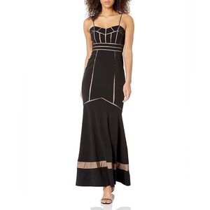 JS Collection Women's Long Dress with Trumpet Skirt